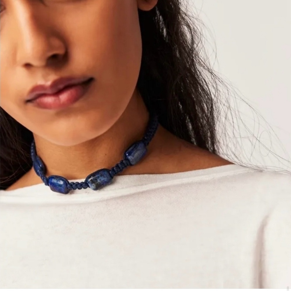 Free People Sweet Carolina Choker Necklace/Jade - Picture 10 of 16